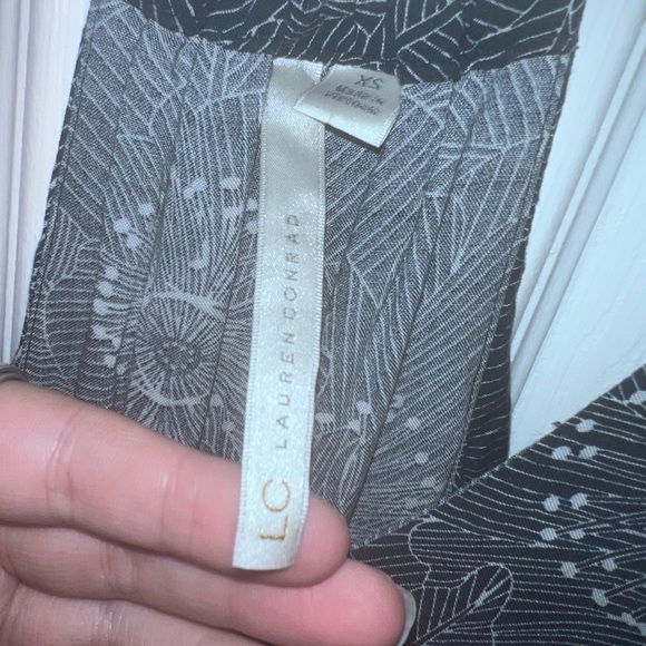 Lauren Conrad Blue Halter Floral Print Slit Maxi Dress Size XS - Picture 4 of 5